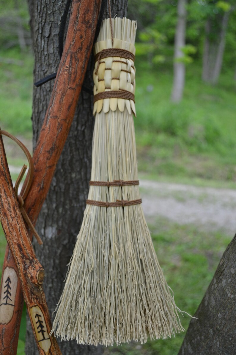 Three piece Appalachian house cleaning set.