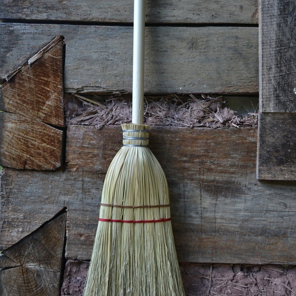 Shaker kitchen sweeping broom.
