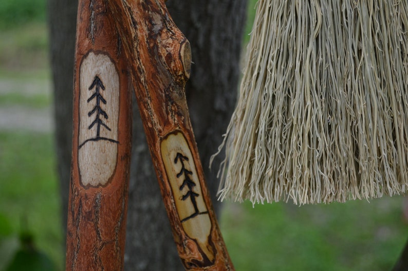 Three piece Appalachian house cleaning set.