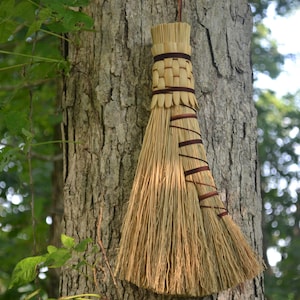 Hand made Appalachian Turkey wing whisk broom