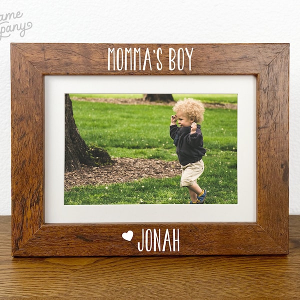 Boy Picture Frame Etsy