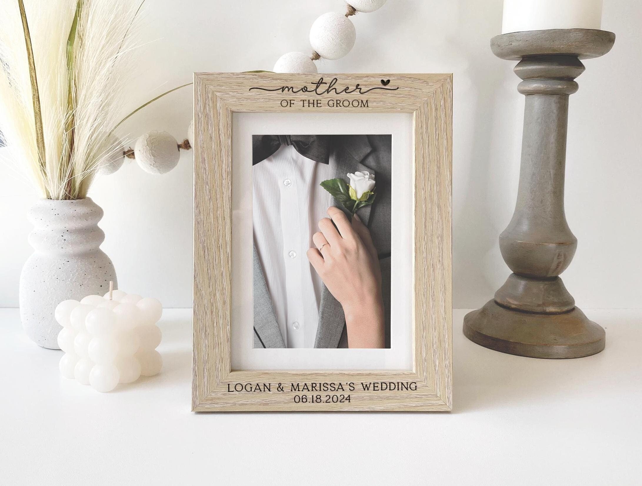 Engraved Mother of the Groom Frame