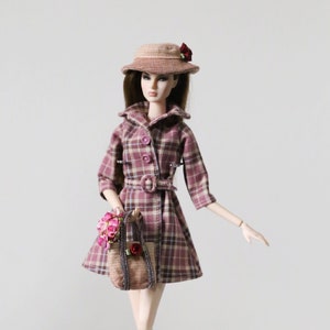 Black White Office Lady Plaid Fashion Clothes Set For Barbie Doll  Accessories Outfits Coat Jacket Skirt For Blythe Dolls 1:6 - AliExpress