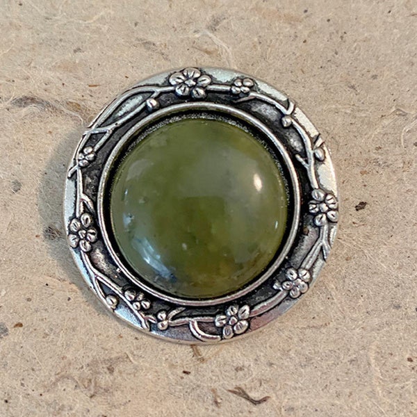 Connemara Green Marble Brooch