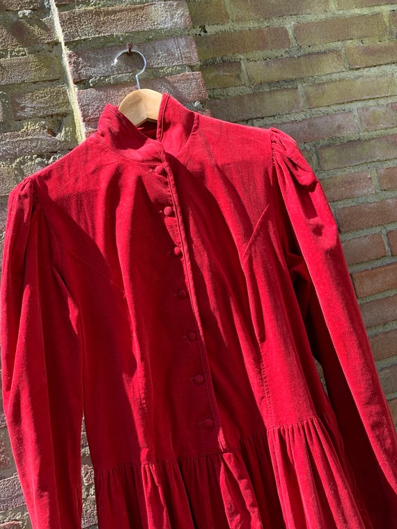 Laura Ashley vintage red dress - image 2