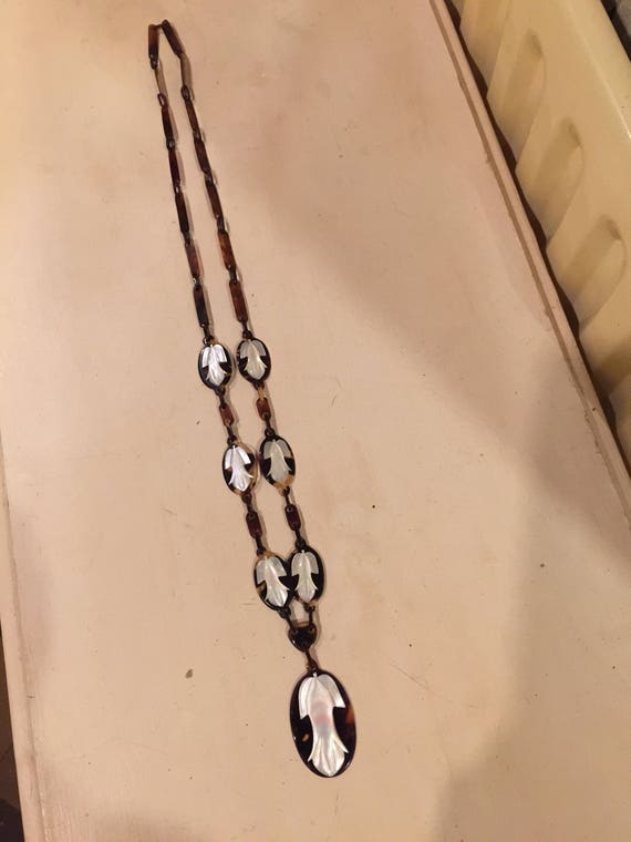 Celluloid jewelry set