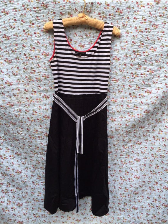 Maritime 80s Laura Ashley dress