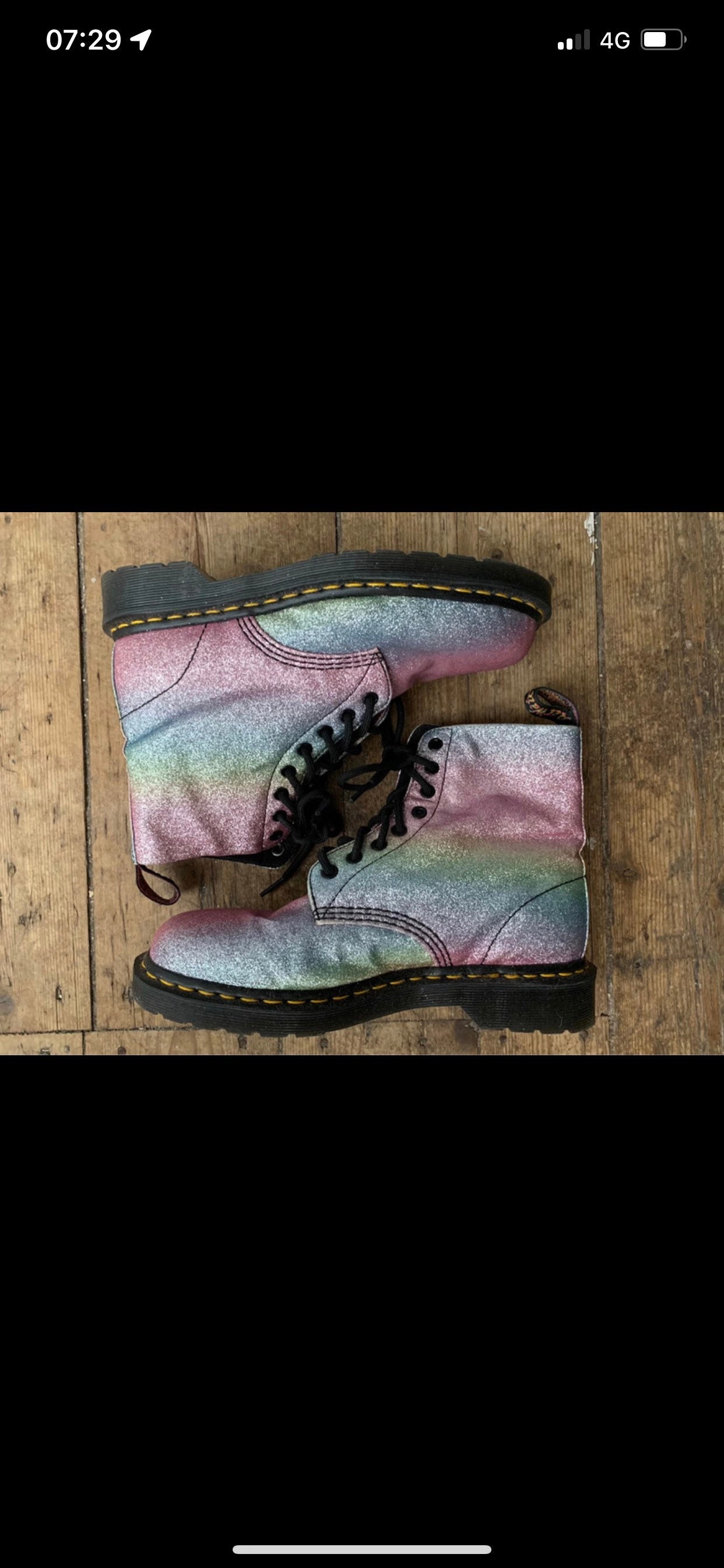 Dr Martens Rainbow Boots Etsy Canada