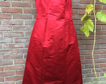 Vintage satin-Kleid von Laura Ashley