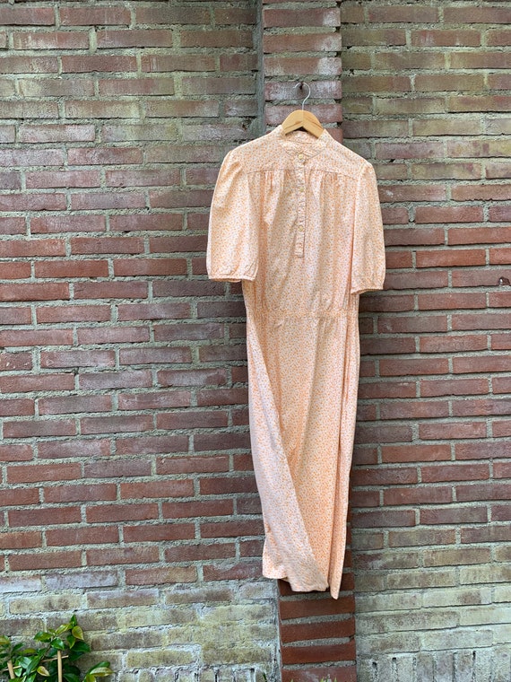 Orange Laura Ashley vintage dress