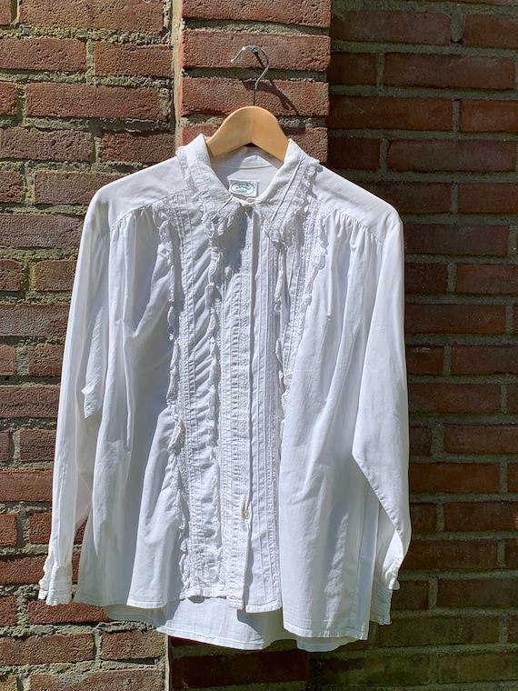 Vintage longsleeved blouse by Laura Ashley - image 1