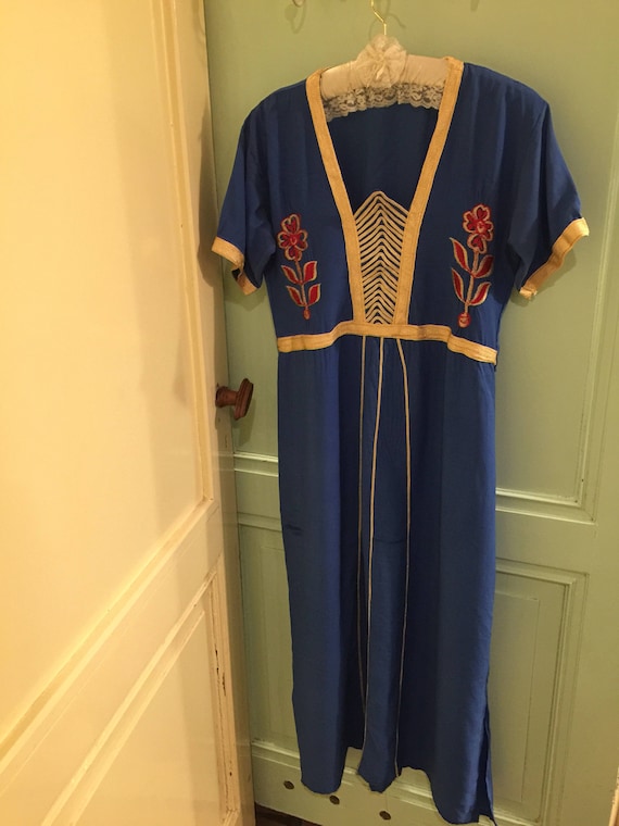 Blue kaftan - image 1