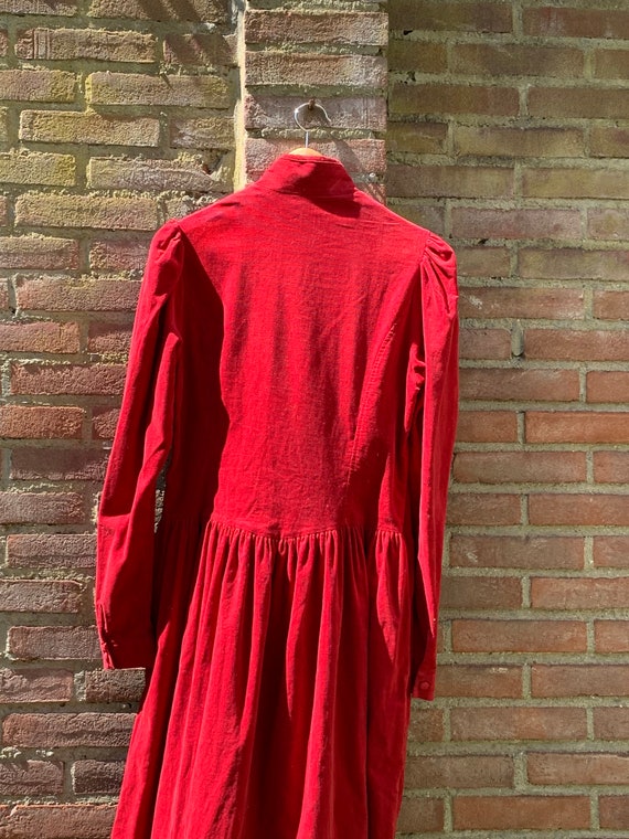 Laura Ashley vintage red dress - image 4
