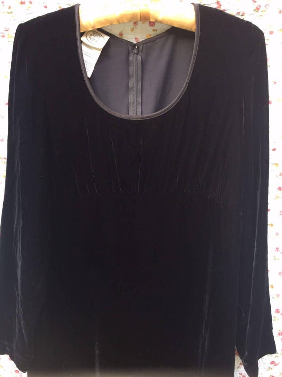 Velvet Empire dress by Laura Ashley