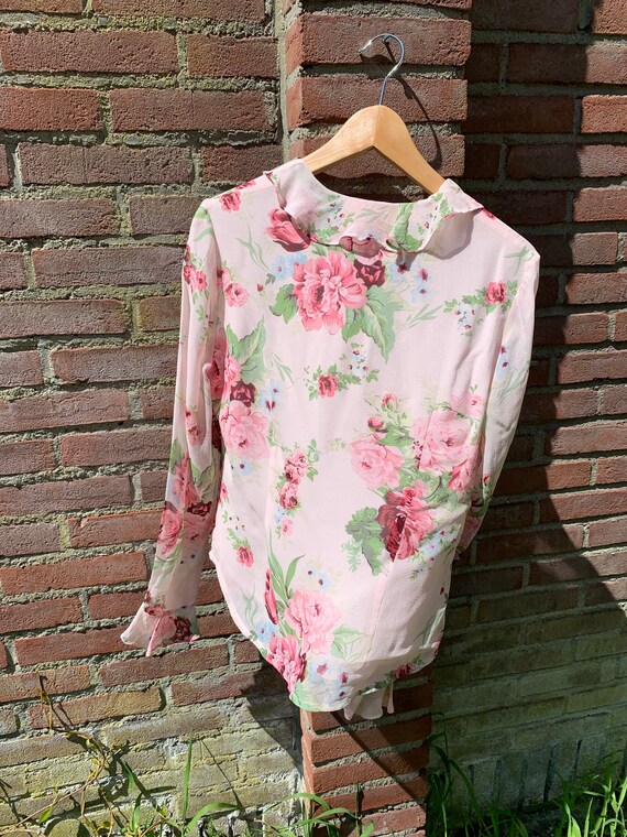 Silk vintage Laura Ashley blouse - image 2