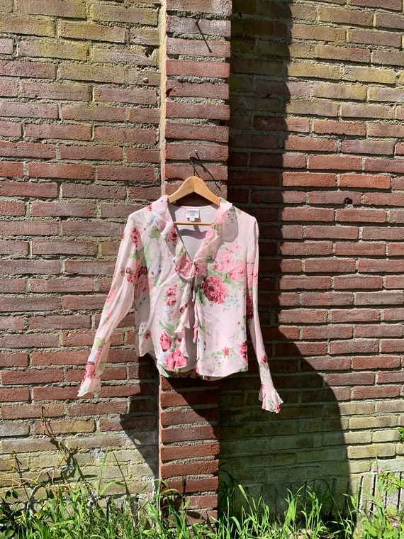 Silk vintage Laura Ashley blouse - image 1