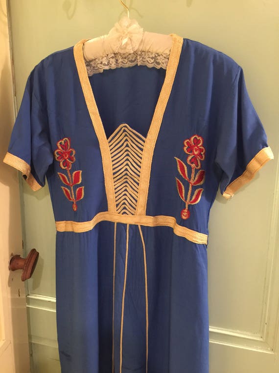 Blue kaftan - image 3