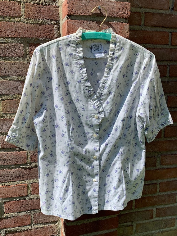 Vintage 80s Laura Ashley blouse - image 1