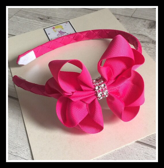 Octopus Boutique Style Hair Bow Girls Hair Bow Hairband Etsy