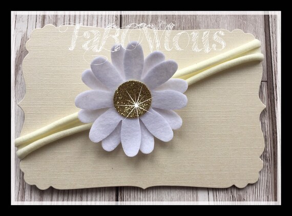 daisy baby headband