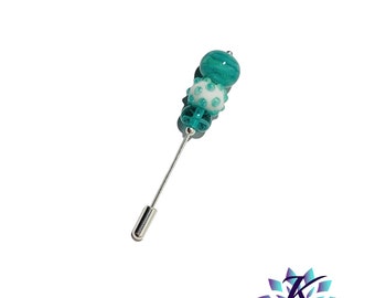 Broche Vintage Murano Multifiori - Verre De Venise, 4.3 Cm, Occasion En Très Bon état, Décoration Murale Ou Vêtement