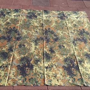 Vintage  Bulgarian Army Personal Green Camouflage Ground - NEW