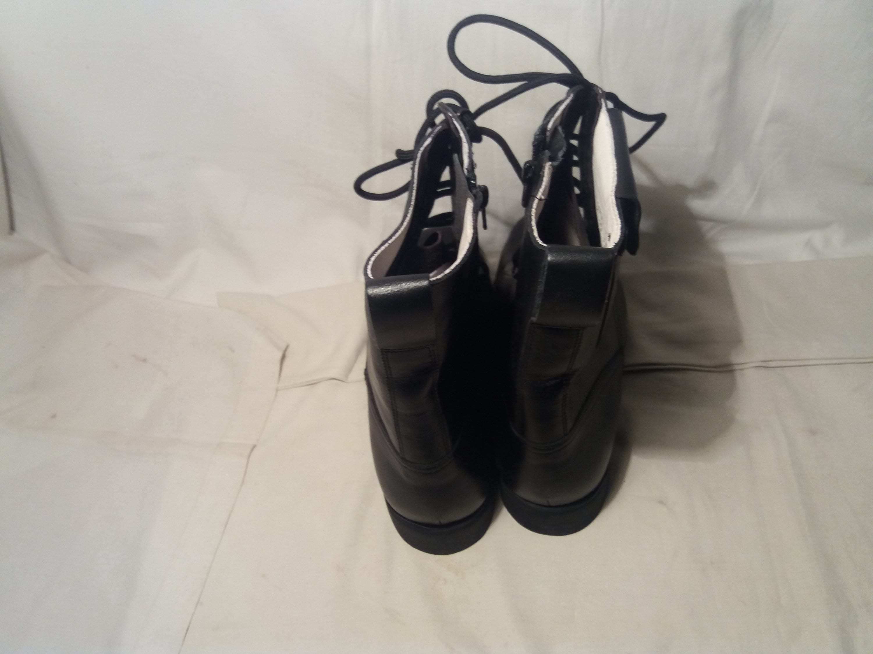 Vintage Black Leather Hunting Boots NEW Etsy