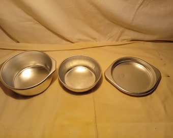 Vintage Bulgarian Army Aluminum Kit for Food /3 parts/ - NEW
