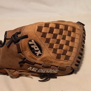 Vintage Light Brown Leather Baseball Glove.Brand:TPX -  PHILIPPINES