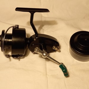 Vintage MITCHELL 350 Spinning Spin Fishing Reel with Spare Spool.Made in FRANCE