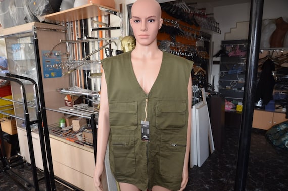 90s Hunting Vest uk vintage NKSジッパー Vintage 90s Redhead Tactical Hunting Vest M/L 22x25 Brown