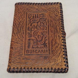 Vintage Handmade Brown Leather Men&#39;s Wallet - NEW