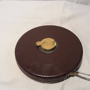 Vintage Metal Measuring Tape - 50m. - NEW.Brand:KINEX - CZECHOSLOVAKIA