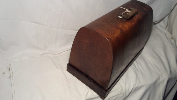Antique Sewing Machine,,kohler'' With Original Wooden Box