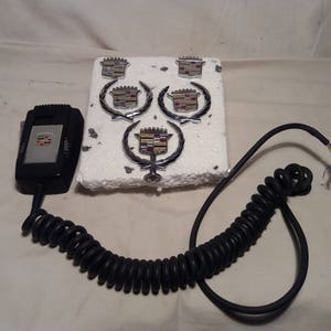 Vintage CADILLAC ELDORADO Emblems and Speaker for a Radio Station