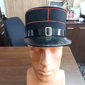 Vintage Swiss Fireman&#39;s Hat - Parade Hat