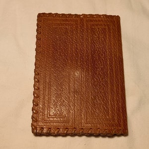 Vintage Handmade Brown Leather Men&#39;s Wallet - NEW
