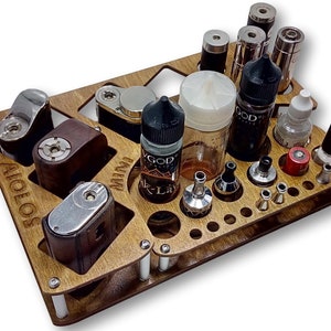 Vape stand mini Aiolos (WALNUT)