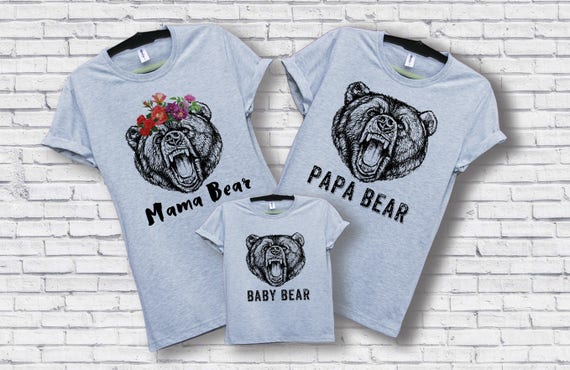 Maman Ours Papa Ours Bebe Ours Chemises Famille Cadeau Etsy Maman Ours Papa Ours Bebe Ours Chemises Famille Cadeau Etsy