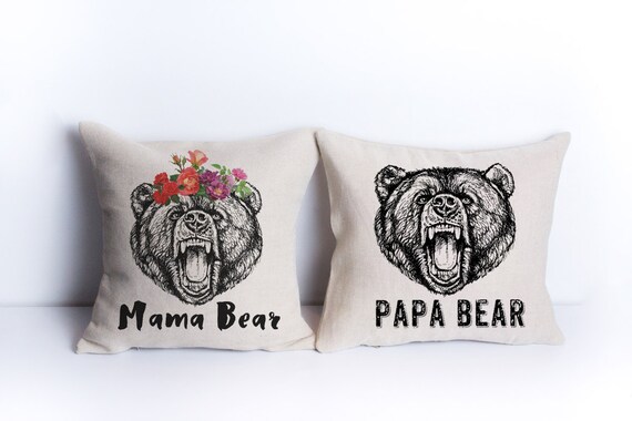 mama bear pillow