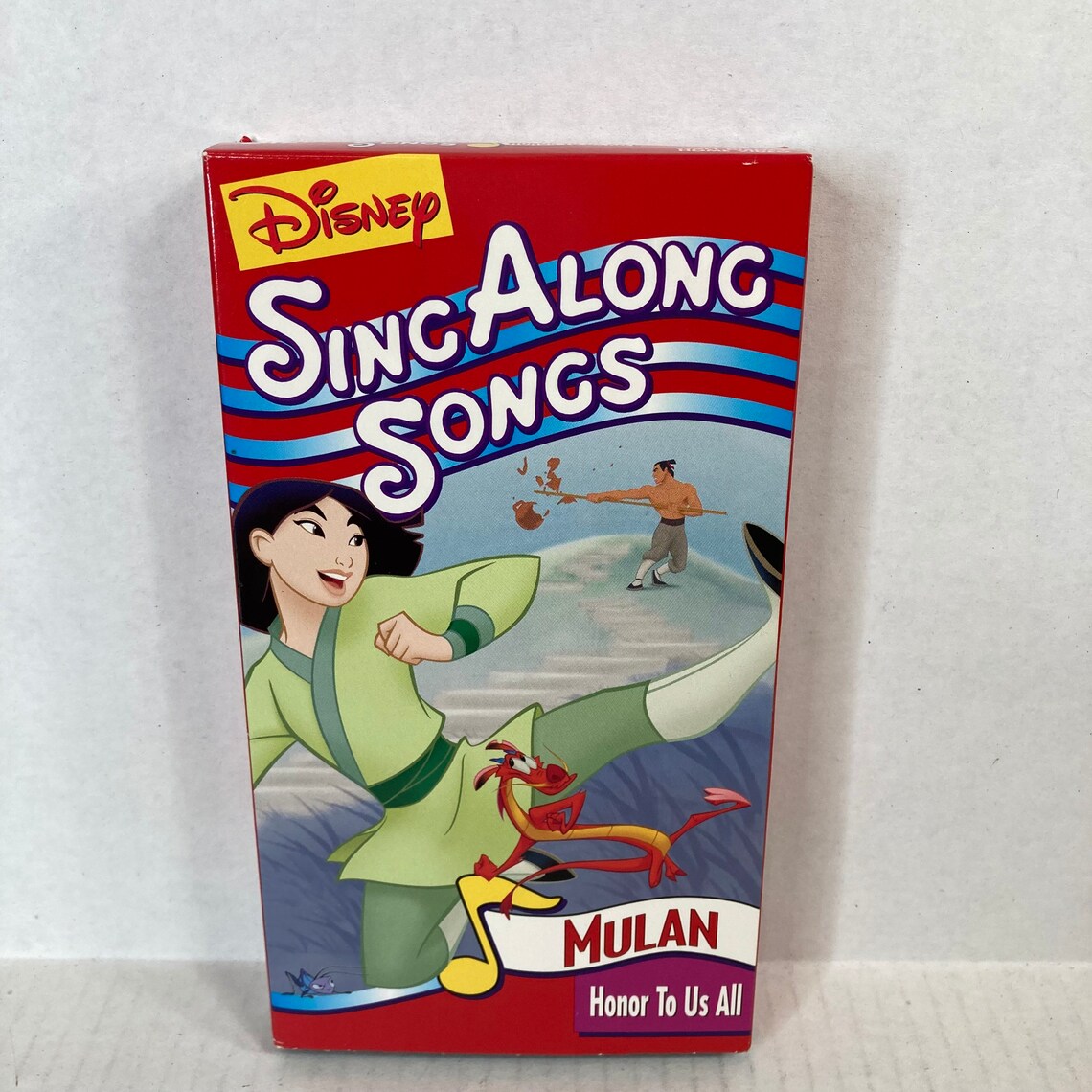 Disneys Sing Along Songs VHS Lot Mulan honor to Us Etsy UK
