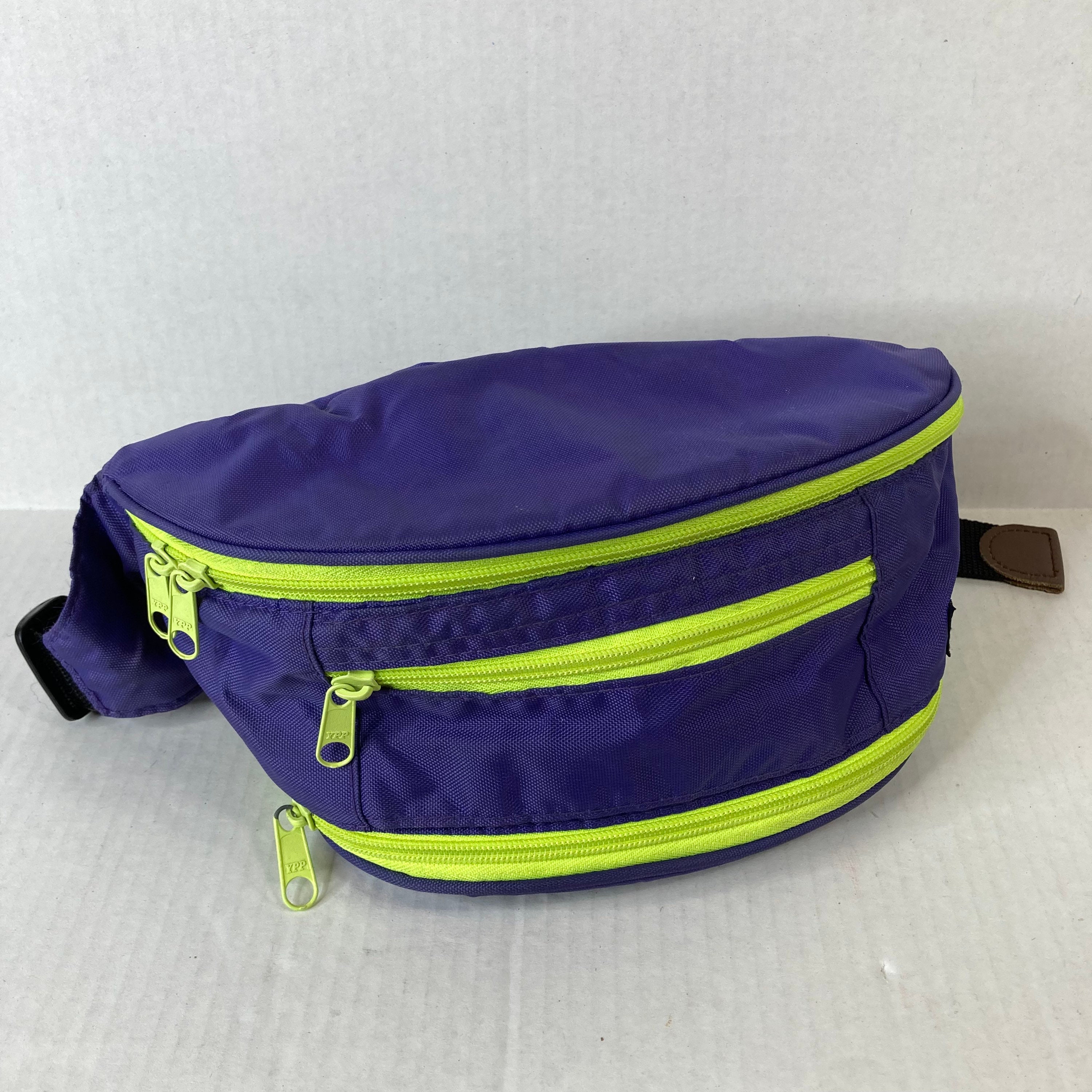 Vintage Lands End Nylon Fanny Pack Belt Bag Purple with | Etsy
