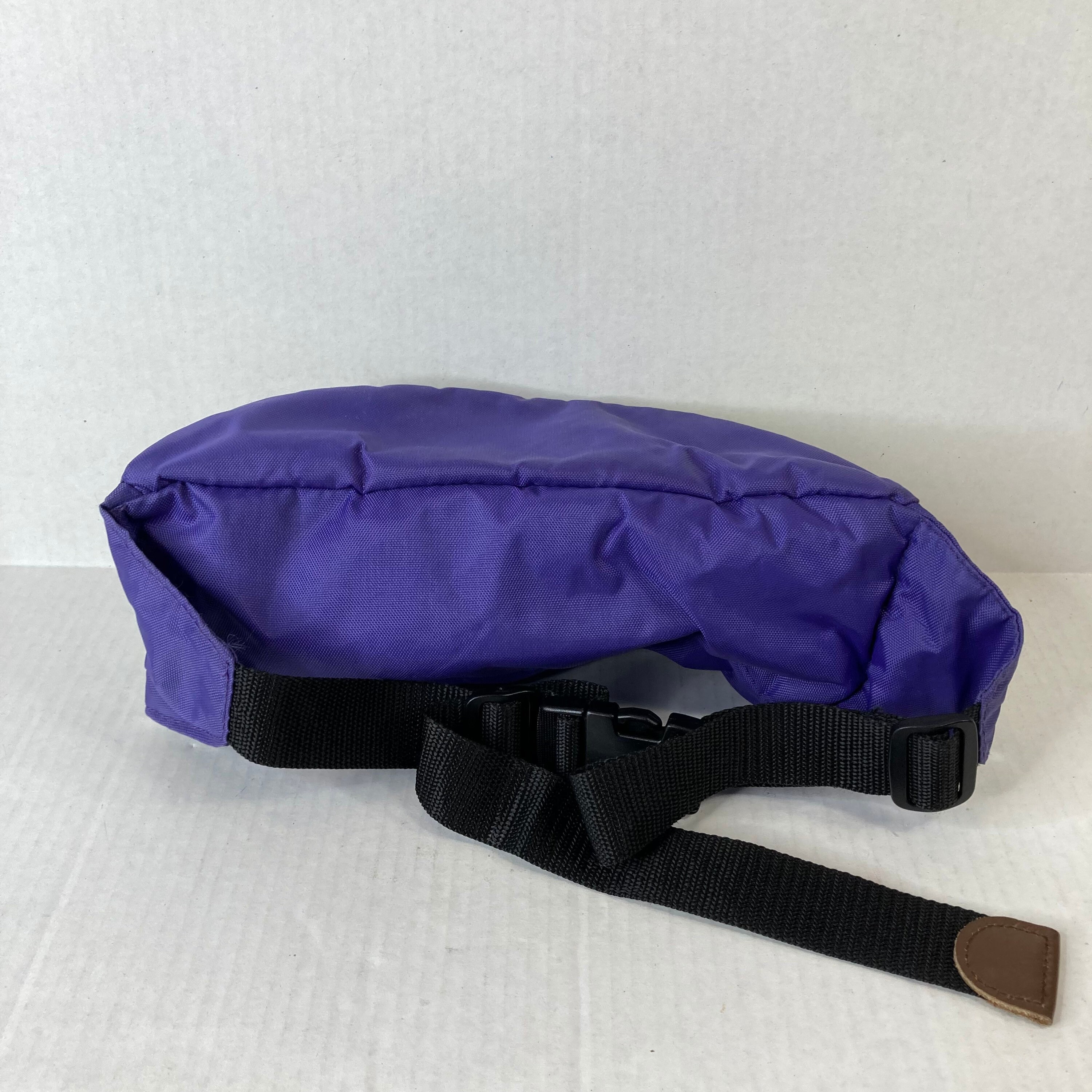 Vintage Lands End Nylon Fanny Pack Belt Bag Purple with Etsy