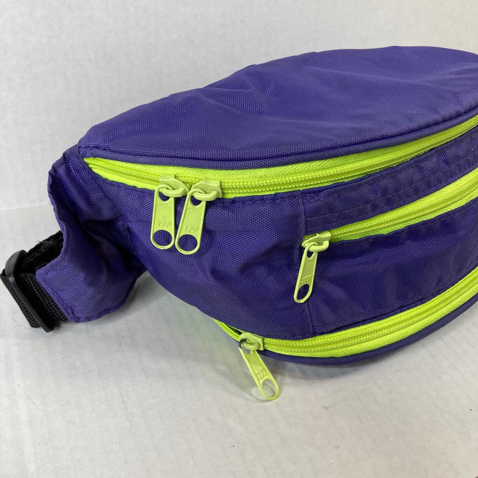 Vintage Lands End Nylon Fanny Pack Belt Bag Purple with Etsy