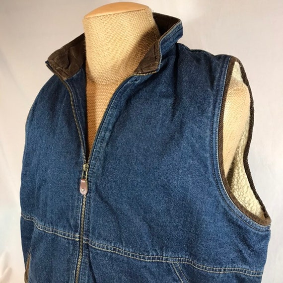 Wrangler Hero Denim Jean Vest Jacket 