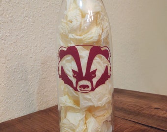 Beebe Badger Water Bottle, Personalized. Go Badgers!