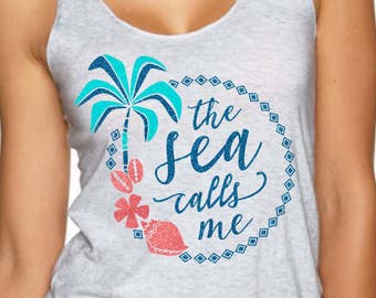 The Sea Calls Me - Moana Shirt - Magical Glitter Shirt