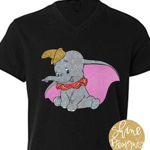 Camisa Glitter Inspirada no Dumbo