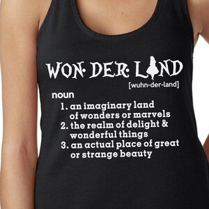 Alice In Wonderland Glitter Shirt