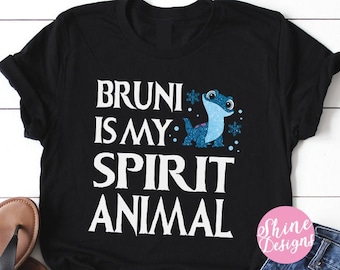 Bruni es mi espíritu animal - Camiseta con purpurina inspirada en Frozen 2
